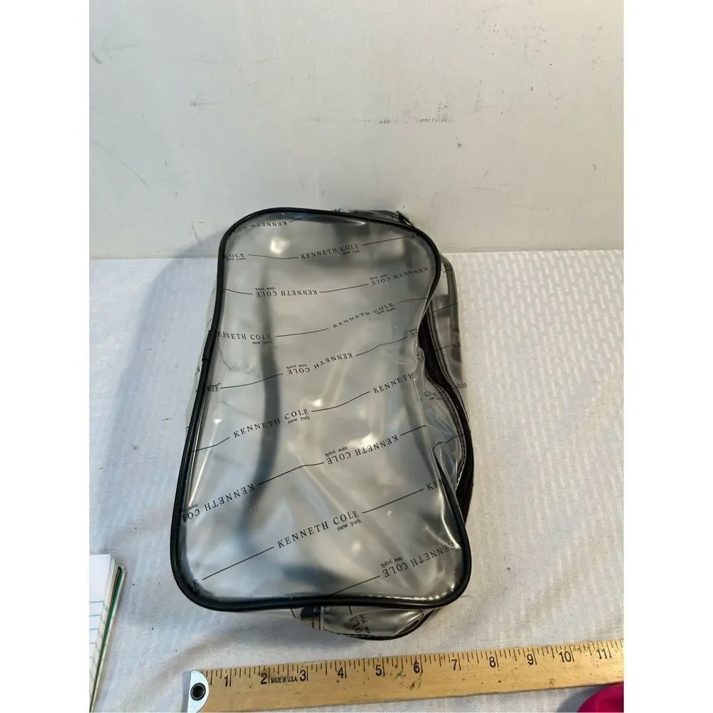 Kenneth‎ Cole New York zipper pouch clear 13x8